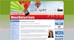 Desktop Screenshot of moselballonfiesta.de