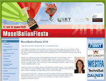 Tablet Screenshot of moselballonfiesta.de